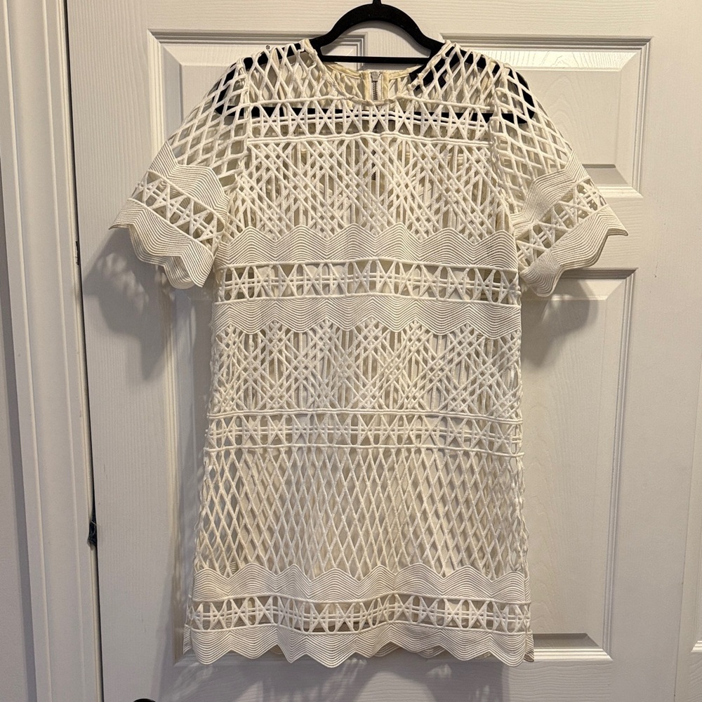 Kendall & Kylie White Lace Dress
